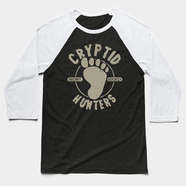 Cryptid Hunters Baseball T-Shirt by SunsetSurf